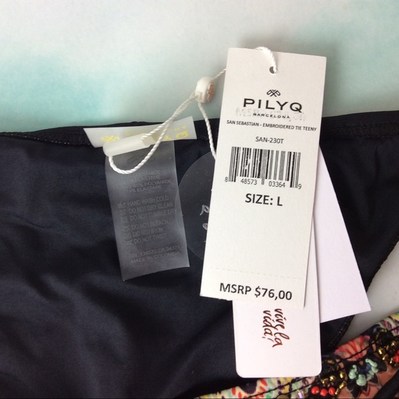 New PilyQ San Sebastián Teeny Side Tie Bikini - Picture 4 of 6